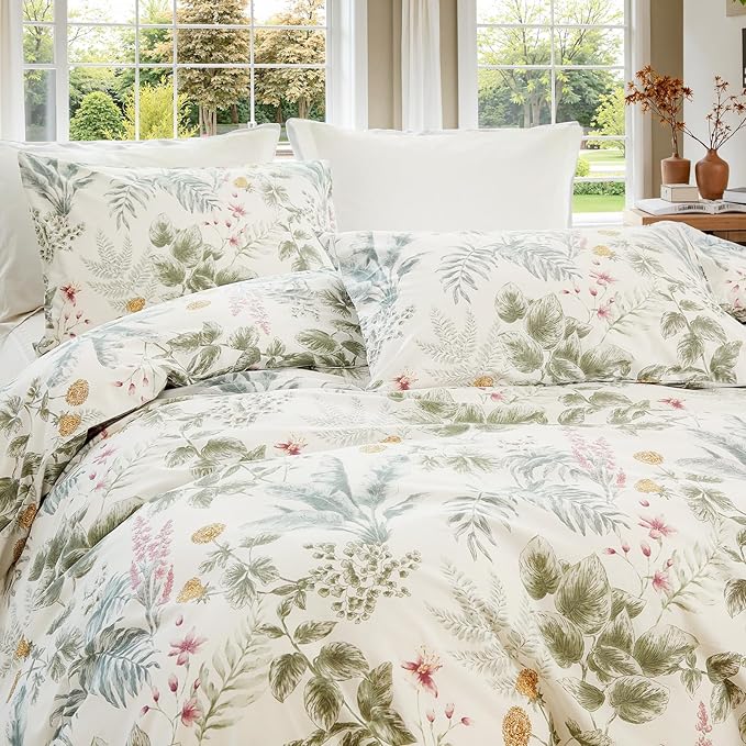 100% Cotton Duvet Cover Set - Queen - 3 Piece