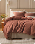 100% Cotton Duvet Cover Set - King - 3 Piece
