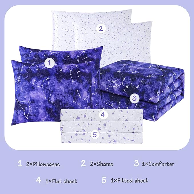 Comforter Set - Twin - 5 Piece
