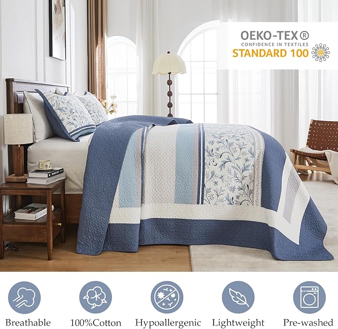 100% Cotton Quilt - King