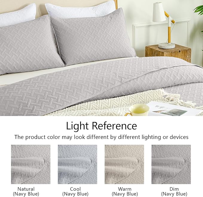 Microfiber Quilt Set - Twin