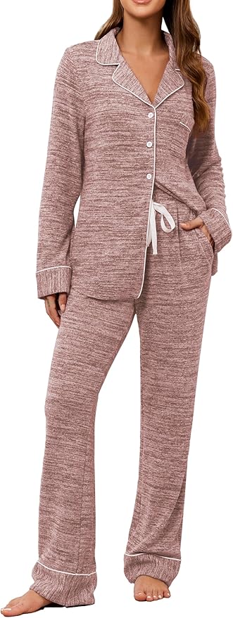 Women's Pants Pajama Set - Long Sleeve - 2 Piece