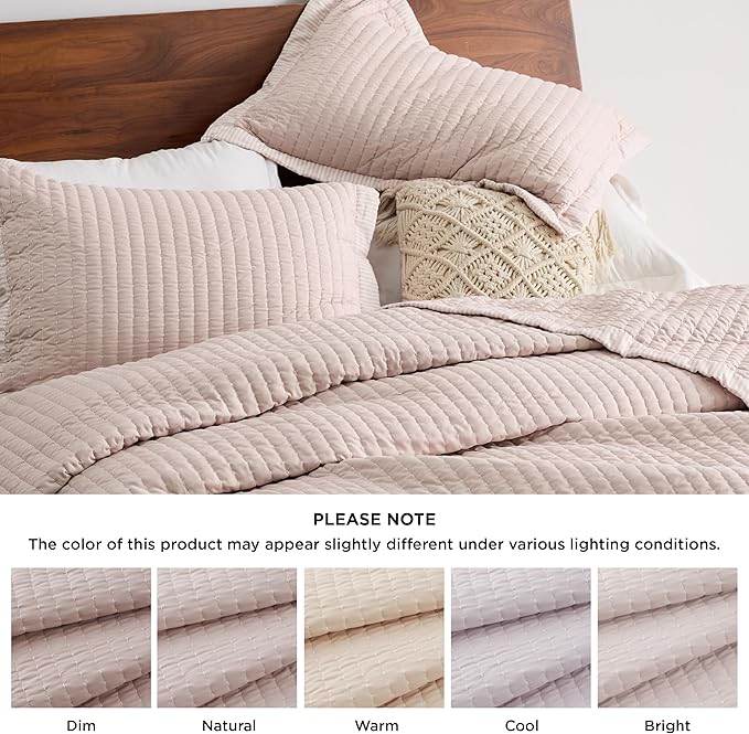 Microfiber Quilt Set - King - 3 Piece