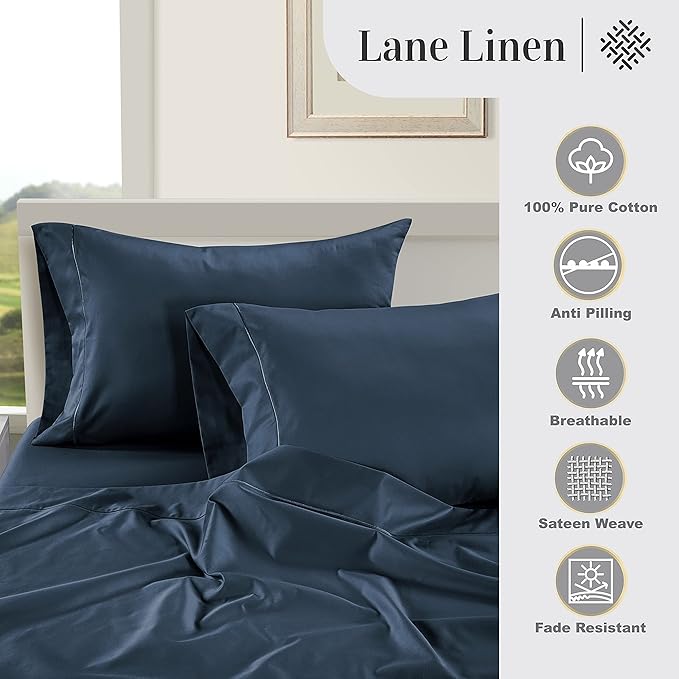 Linen Bed Sheet Set - California King