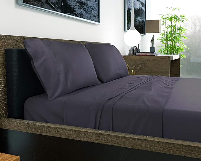 Bamboo Cooling Bed Sheet Set - King - 4 Piece