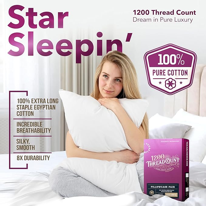Linen Cooling Pillowcase Set - Queen - 2 Piece