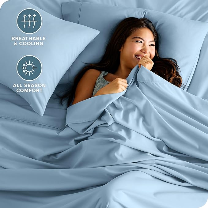 Microfiber Bed Sheet Set - King - 4 Piece