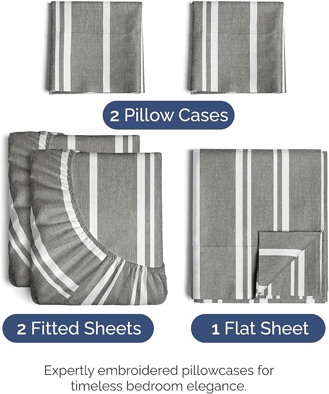 Cooling Bed Sheet Set - Split King - 5 Piece