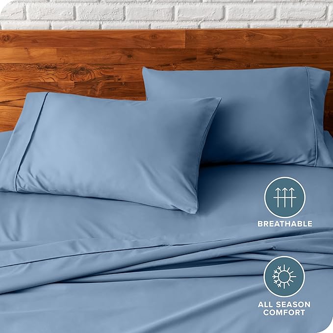 Microfiber Cooling Pillowcase Set - Queen - 2 Pack - 2 Piece