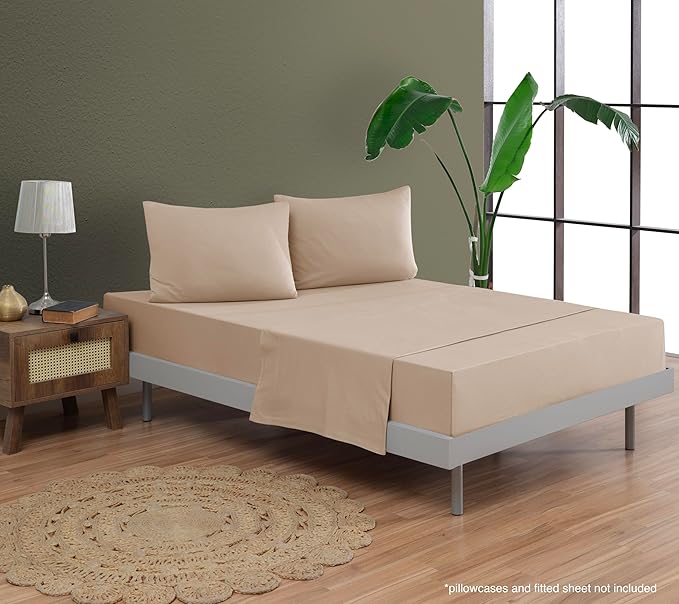 100% Cotton Flat Sheet - Twin XL