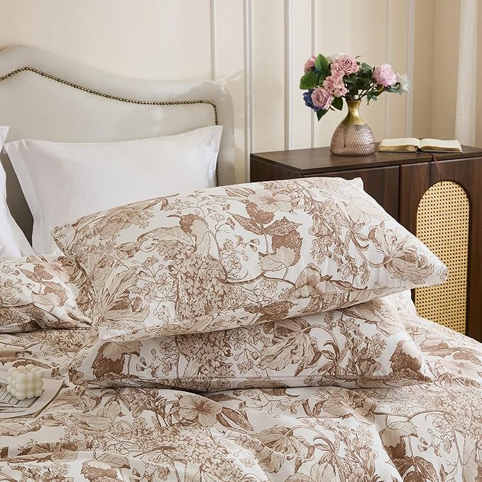 100% Cotton Duvet Cover Set - Queen - 3 Piece
