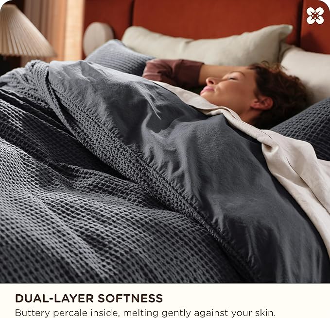 100% Cotton Duvet Cover Set - Queen - 3 Piece