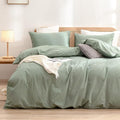 Linen Duvet Cover Set - King - 3 Piece