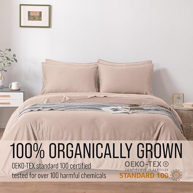 Bamboo Cooling Bed Sheet Set - King - 6 Piece
