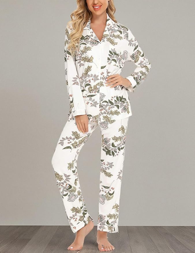 Women's Pajama Set - Long Sleeve - 2 Piece