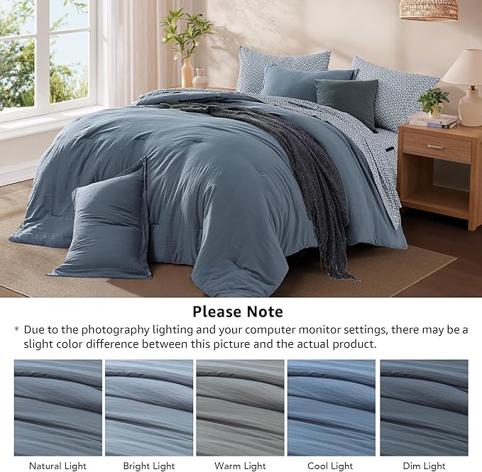 Comforter Set - King - 7 Piece