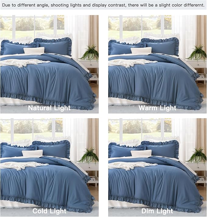 Microfiber Comforter Set - King - 104 x 90 in - 3 Piece