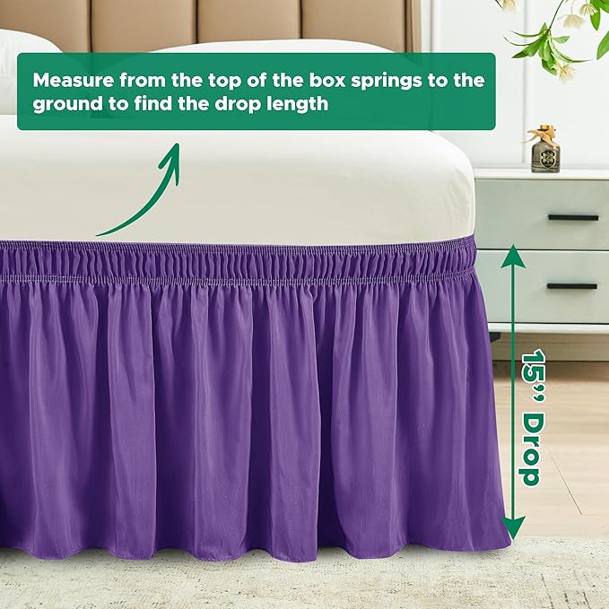 Bed Skirt - Full - 15 in Drop