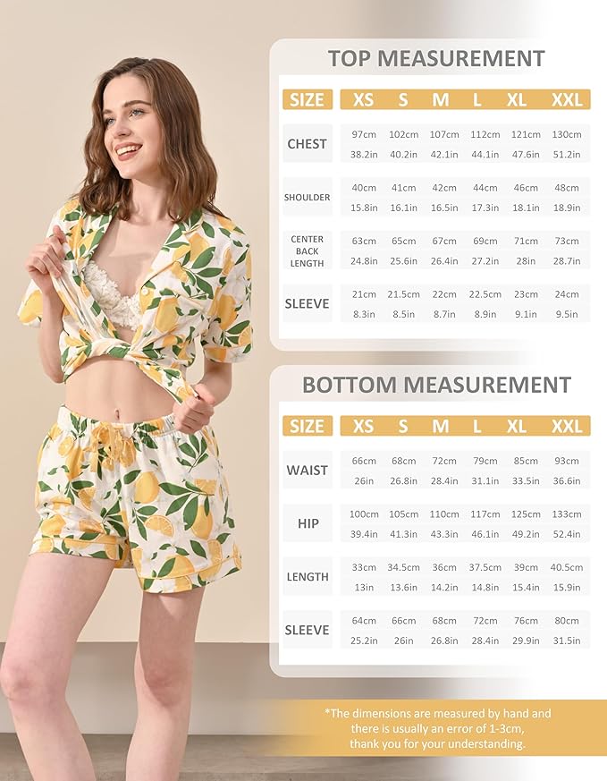 Women's 100% Cotton Pajama Set - 2 Piece