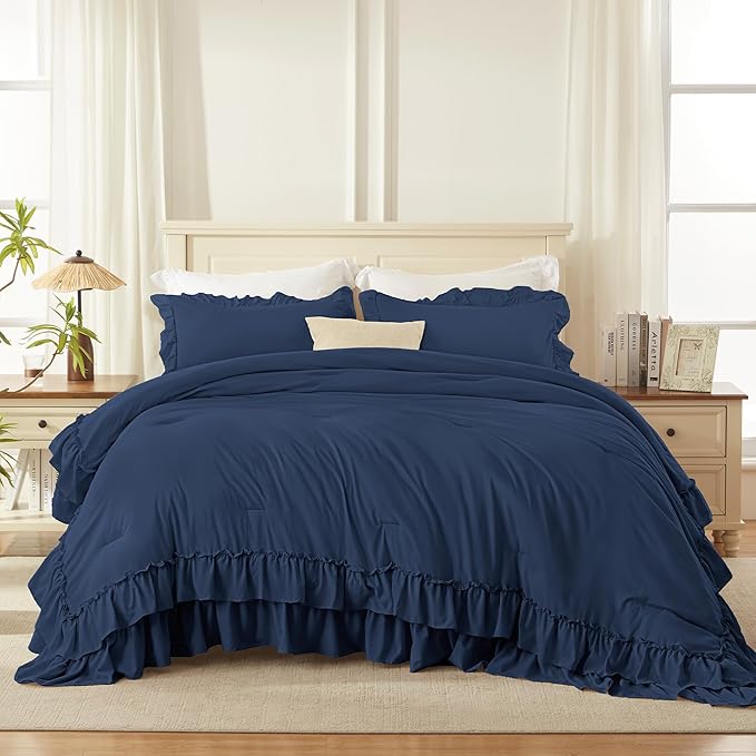 Microfiber Comforter Set - California King - 104 x 96 in - 3 Piece
