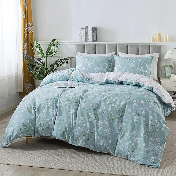 100% Cotton Duvet Cover Set - Queen - 3 Piece