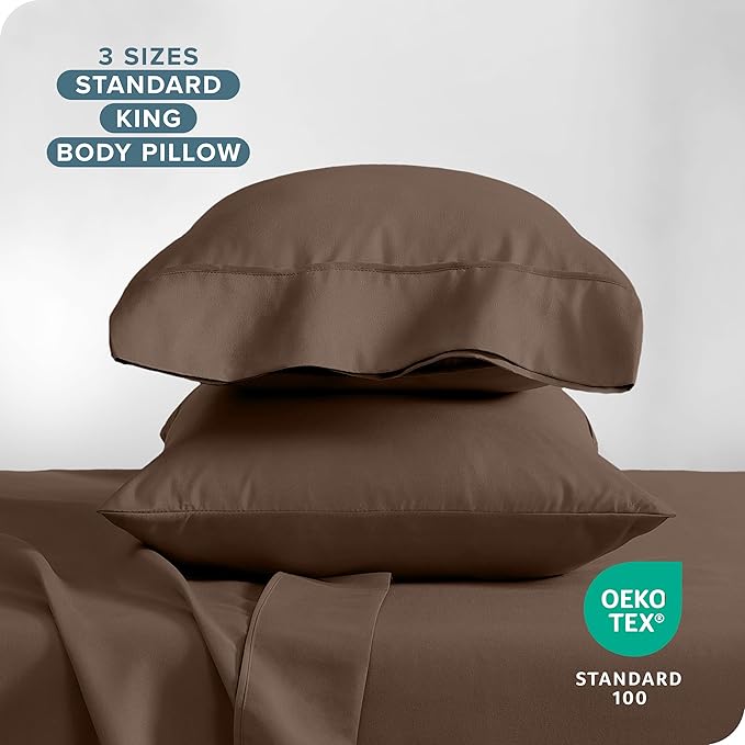 Microfiber Cooling Pillowcase Set - Queen - 2 Pack - 2 Piece