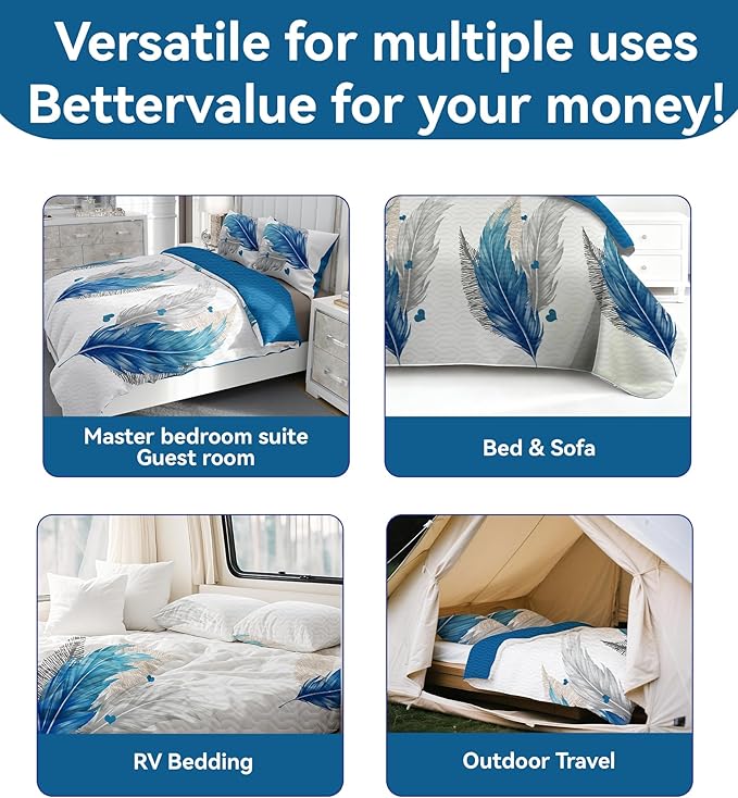 Microfiber Bedding Set - King - 3 Piece