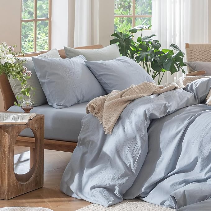 Linen Duvet Cover Set - Queen