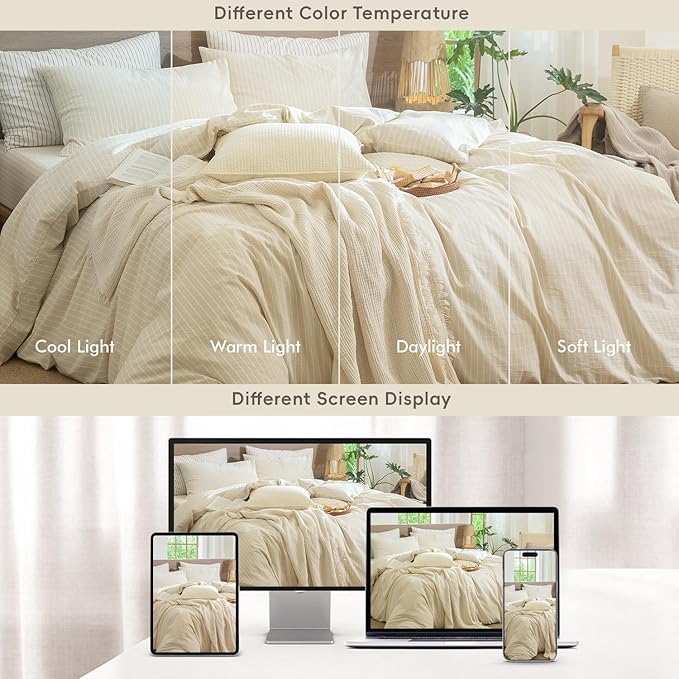 Linen Duvet Cover Set - Full