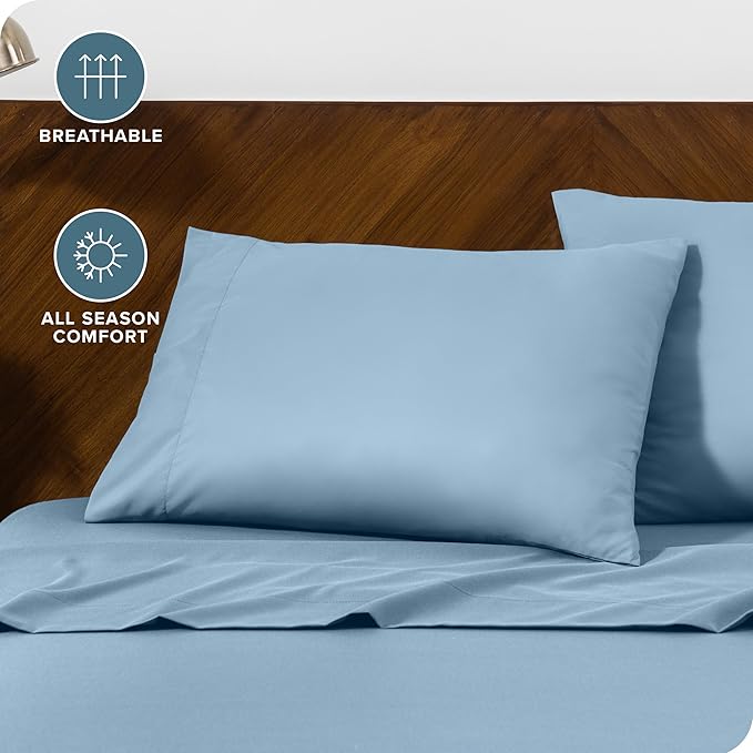 Microfiber Cooling Pillowcase Set - Queen - 2 Piece