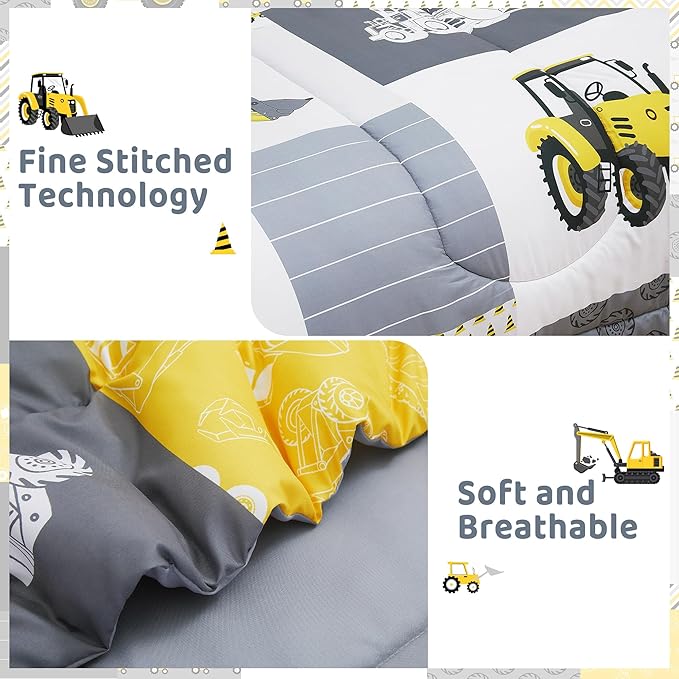 Microfiber Comforter Set - Twin - 6 Piece