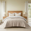 100% Cotton Quilt Set - King - 3 Piece