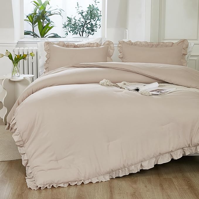 Microfiber Comforter Set - Queen - 90 x 90 in - 3 Piece