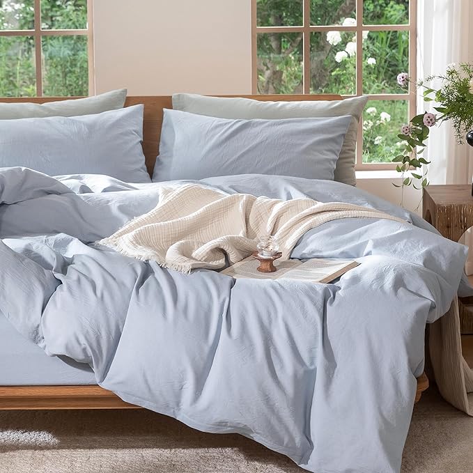 Linen Duvet Cover Set - Queen