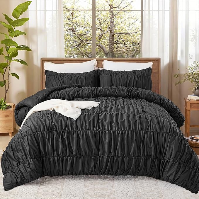 100% Cotton Comforter Set - King - 3 Piece