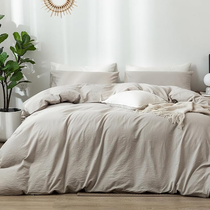 Linen Duvet Cover Set - Queen