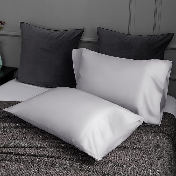 Bamboo Cooling Pillowcase Set - Queen - 20 x 30 in - 2 Pack - 2 Piece