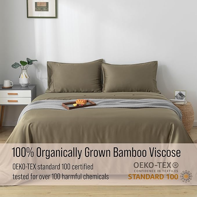 Bamboo Cooling Bed Sheet Set - King