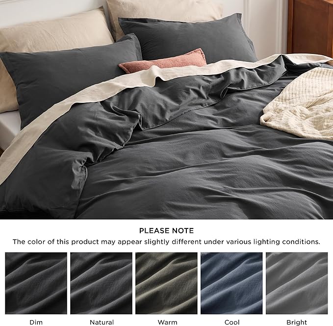 Linen Duvet Cover Set - King