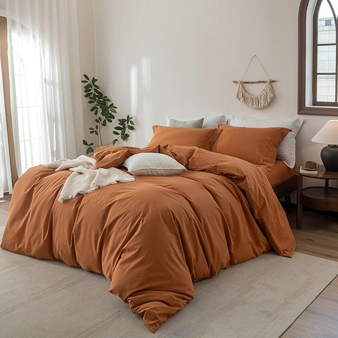 Linen Duvet Cover Set - Queen