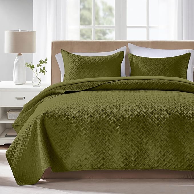 Microfiber Quilt Set - Twin - 2 Piece