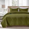 Microfiber Quilt Set - King - 3 Piece
