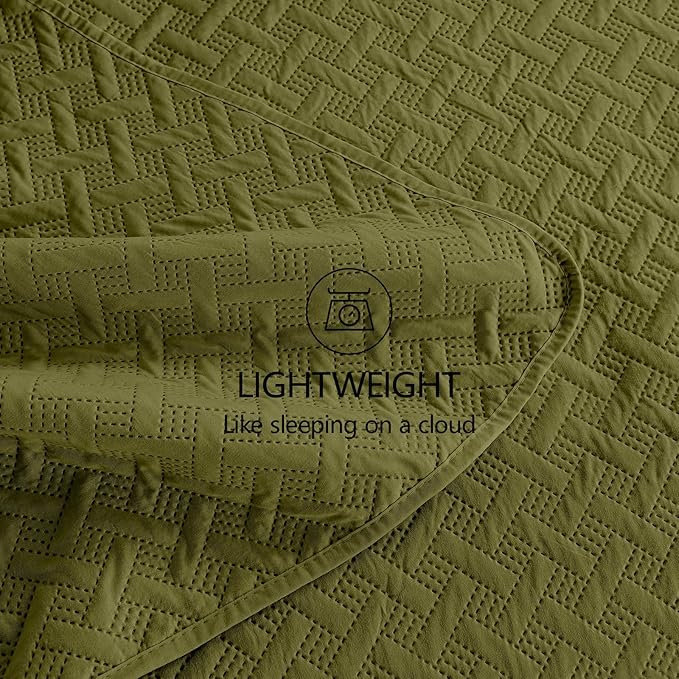 Microfiber Quilt Set - Twin - 2 Piece