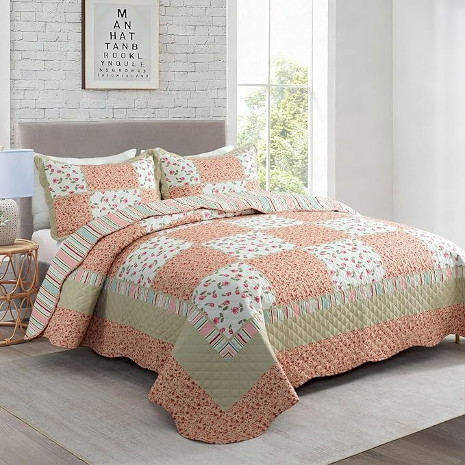 Quilt Set - Queen - 3 Piece