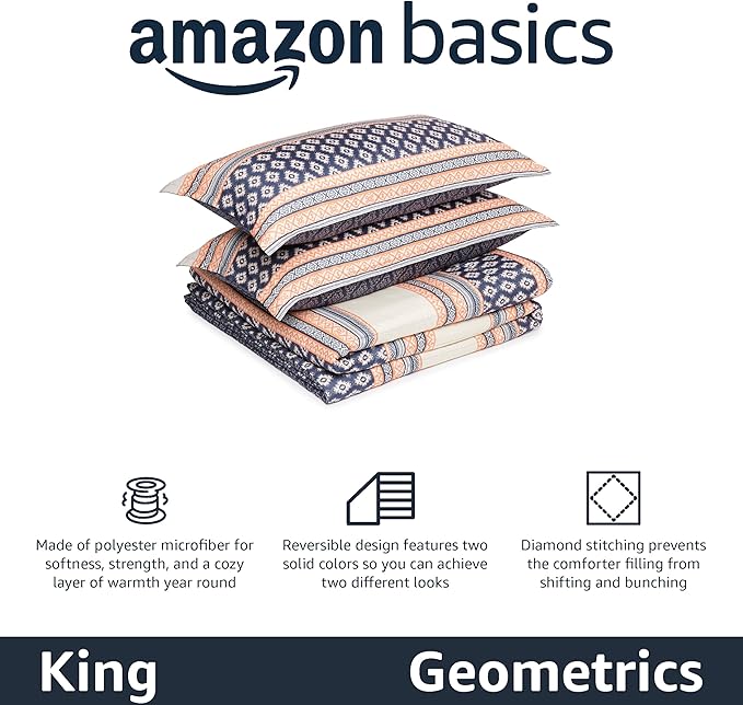 Microfiber Comforter Set - King - 3 Piece