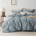 Linen Duvet Cover Set - Queen - 3 Piece