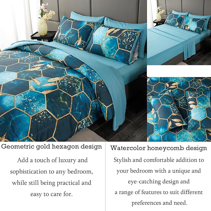 Comforter Set - Queen - 7 Piece