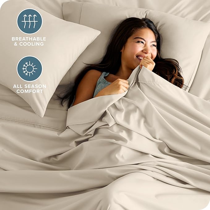 Microfiber Bed Sheet Set - King - 4 Piece