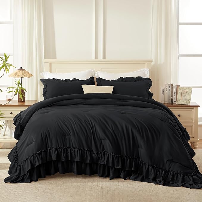 Microfiber Comforter Set - California King - 104 x 96 in - 3 Piece