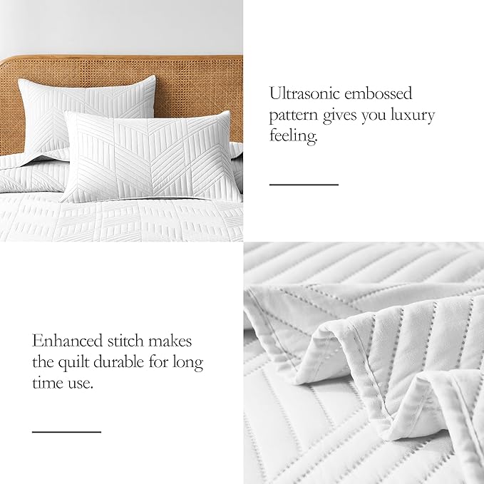 Microfiber Quilt Set - Twin